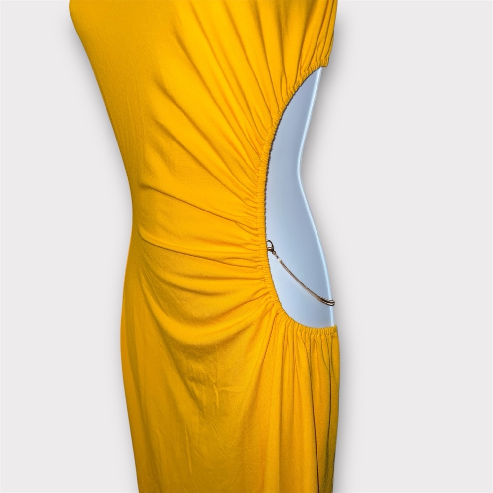 WeWoreWhat One-Shoulder Cutout Maxi Dress in Yellow - Picture 8 of 13